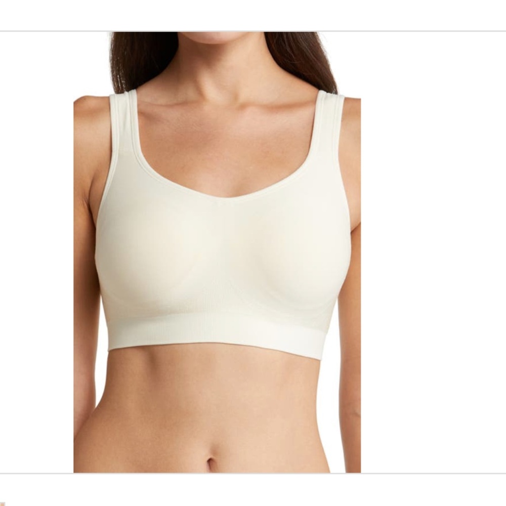 Shapermint Essentials Women's Daily Comfort Wireless Shaper Bra - Beige